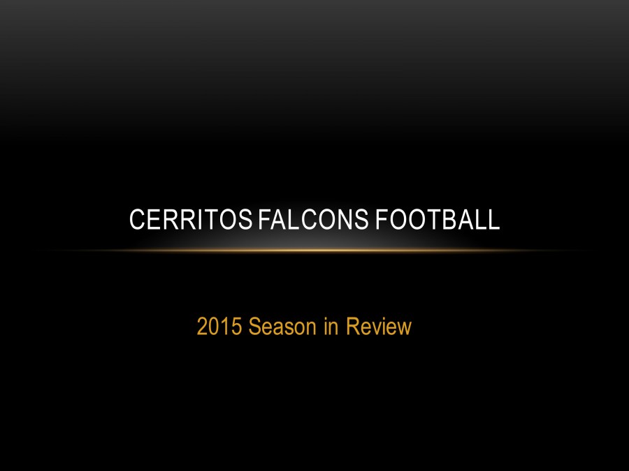 Cerritos Falcon Football Season in Review
