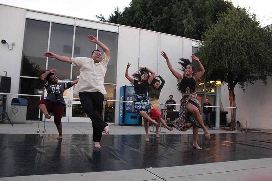 Dancers perform a traditional African dance titled ‘From the Ivory Coast’. They took center stage with several different dances that lasted up to an overall eight minute performance.