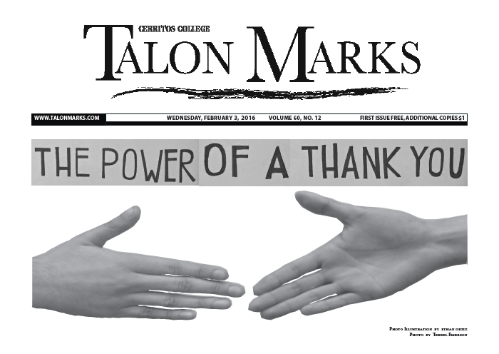 Talon Marks: Feb. 3, 2016 Volume 60, Issue 12