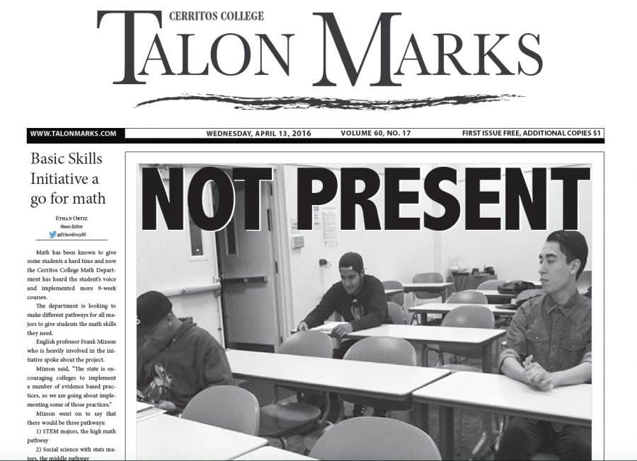 Talon Marks: April 13, 2016 Volume 60, Issue 17