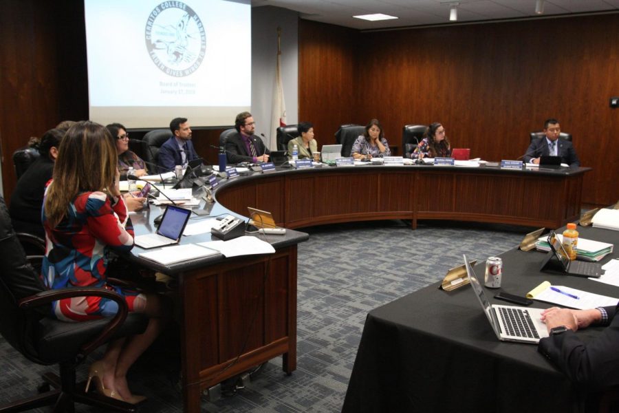 The Board of Trustee same to a had a controversial night as they meet with a packed room of students and staff. They unanimously voted against agenda item 33, to not renew Zebra Coffee contract.