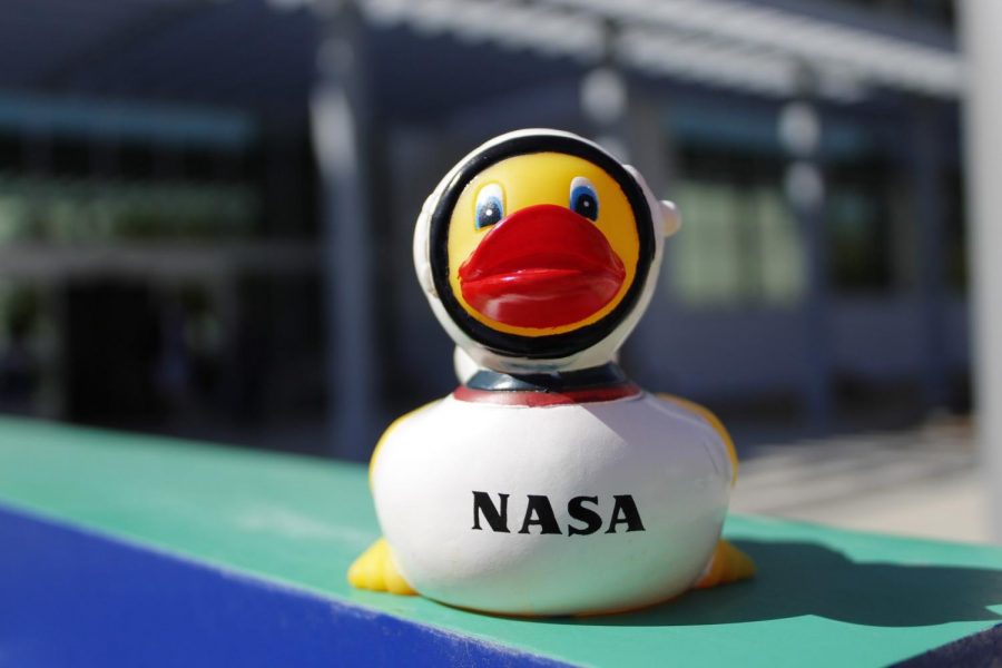 One of the many NASA ducks Yulisa Jimenez hopes to collect in the coming years.