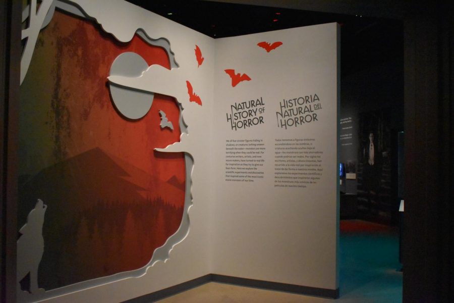 The Natural History Museum has added a new exhibit and explores the origins of monsters. The exhibit premiered on Oct. 10, 2019 and will continue on until early 2020. Photo credit: Elizabeth Corcoles