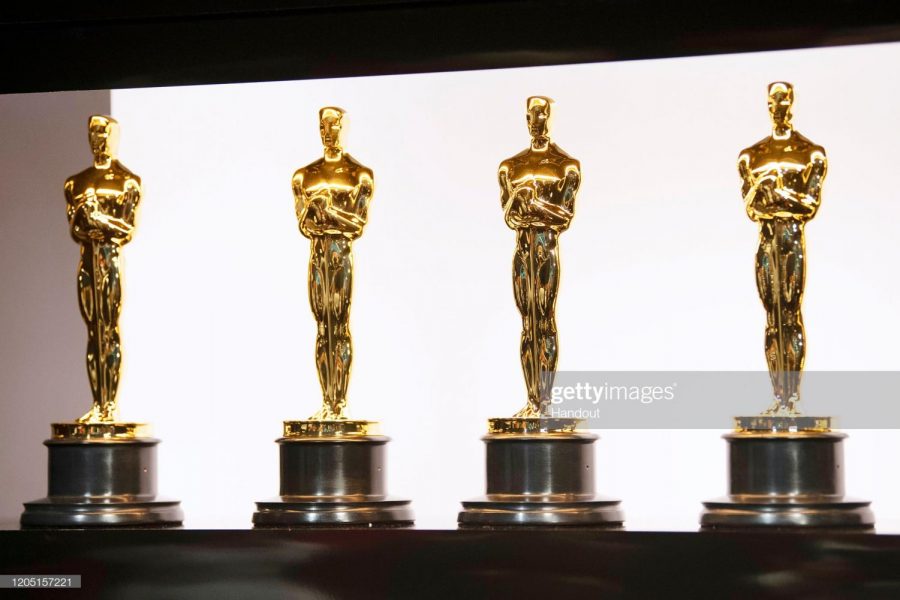 HOLLYWOOD, CALIFORNIA - FEBRUARY 09: In this handout photo provided by A.M.P.A.S. Oscars statuettes are on display backstage during the 92nd Annual Academy Awards at the Dolby Theatre on February 09, 2020 in Hollywood, California.