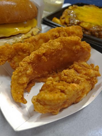 Nexx Burger chicken tenders are moist and crispy with not an overbearing amount of oil left on your fingers. 