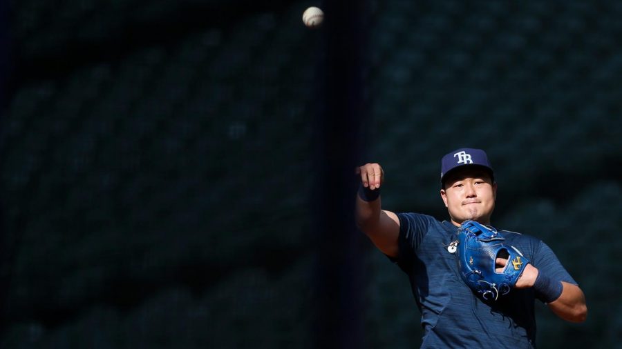 Tampa Bay Rays first baseman Ji-Man Choi is going back to South Korea until the coronavirus pandemic in the United States subsides.
DIRK SHADD/Tampa Bay Times