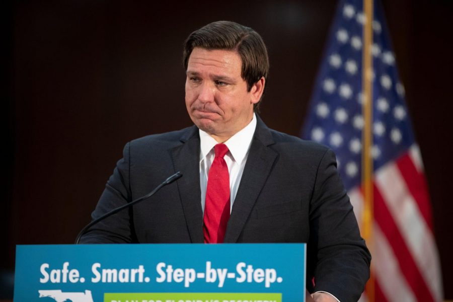 Gov. Ron DeSantis speaks during a press conference where he discussed Floridas troubled unemployment system at the Capitol Monday, May 4, 2020. Desantis Unemployment Presser 050420 Ts 141 Photo Credit: Tori Lynn Schneider/Tallahassee Democrat