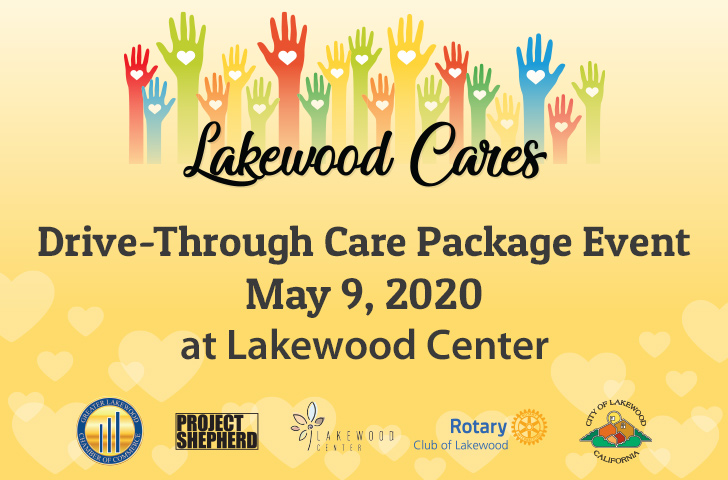 The city has extended a hand to its residents in this time of need. The care package event was hosted on May 9, 2020. Photo credit: City of Lakewood