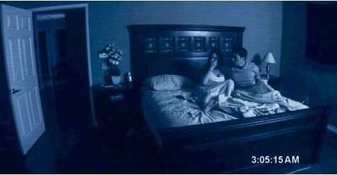 An iconic scene from the first Paranormal Activity where Katie and Micah experience a haunting. Photo credit: Image credit: Blumhouse Productions/Paramount Pictures