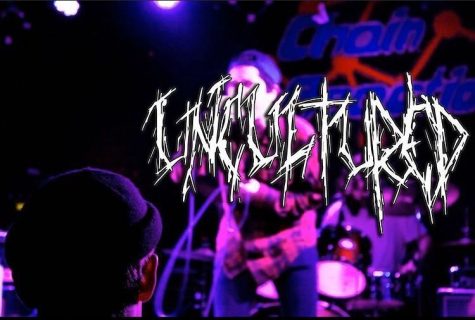 A picture taken of vocalist Miguel at one of their shows at the Chain Reaction venue.