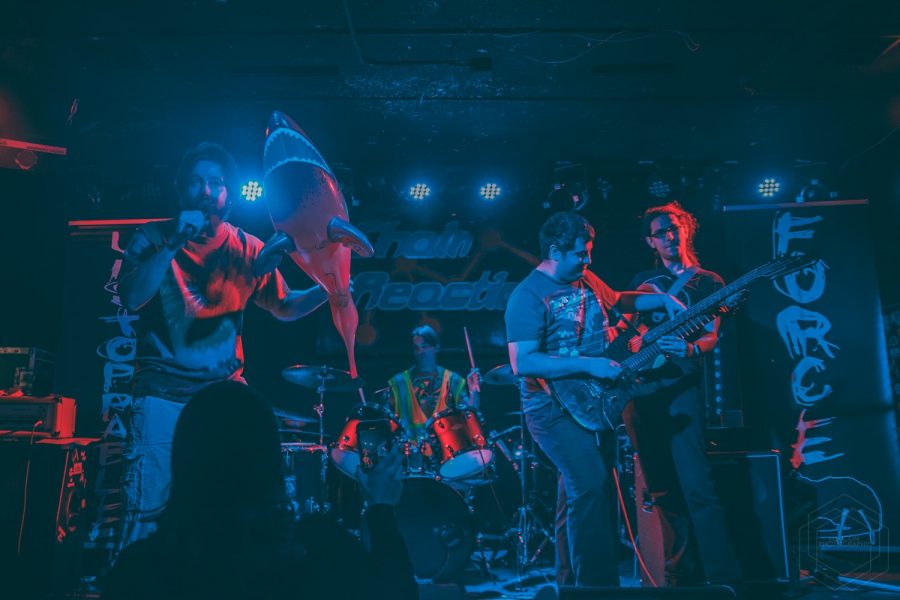 A picture showcasing Unstoppable Force performing at the Chain Reaction venue. Taken on 12/15/2019 by Luxicon Photography.