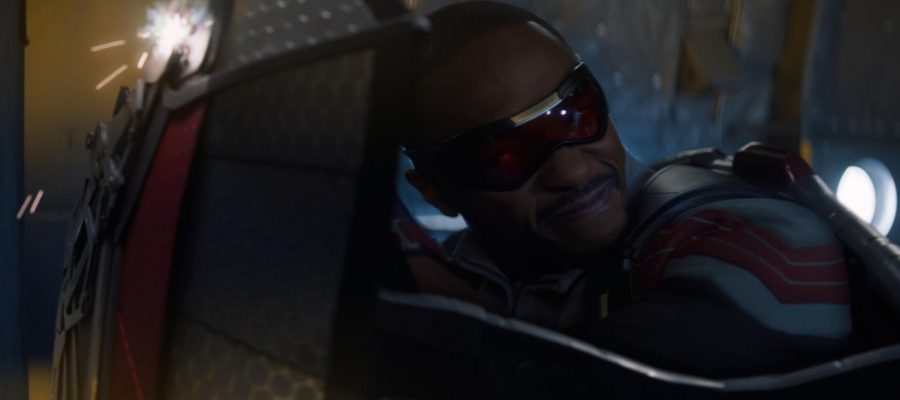 Anthony Mackie as The Falcon/Sam Wilson in episode 1 of 'The Falcon and the Winter Soldier', available exclusively on Disney+. Photo credit: Walt Disney Company & Marvel Studios