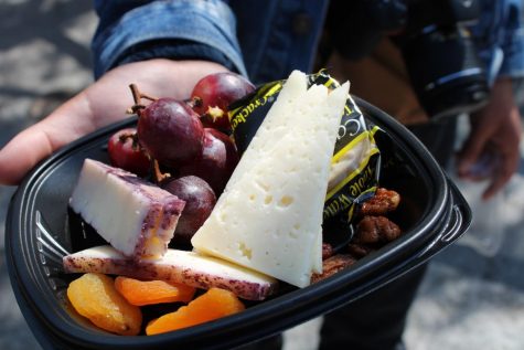 "Uncork California" served their "California Artisan Cheese Plate" during the "Touch of Disney" event at California Adventure Park on April 16, 2021. All ingredients in the meal blended together perfectly.