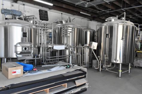 Since receiving their permits, the co-owners of La Jara Brewing Company have moved their brewing machines into their building. They plan to open their bar and brewery later in 2021.