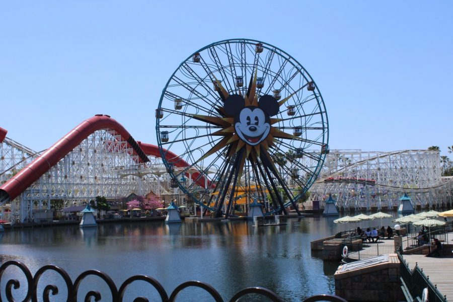 While all rides are closed at California Adventure Park, local residents came to enjoy the variety of foods and wine during their Touch of Disney event. Hundreds of people visit the park and obey COVID-19 safety guidelines on April 16, 2021. 