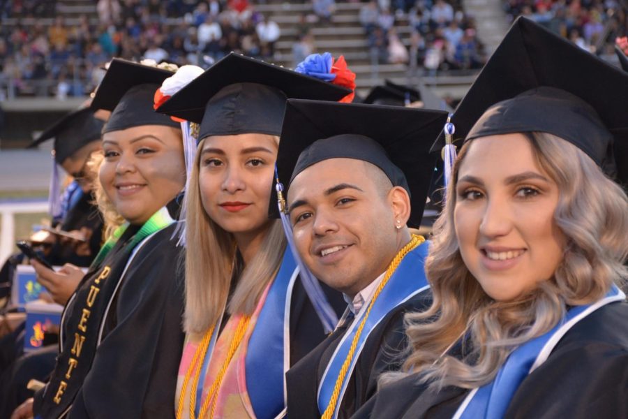 Cerritos College past graduation ceremonies have always been well attended.  Students look forward to marking the achievements with a ceremony. 