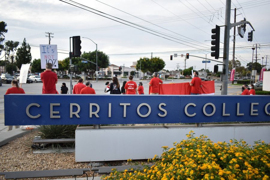 This is a photo of one of CCFF's informational pickets that took place around 2021. The photo was taken on October 8 of last year.