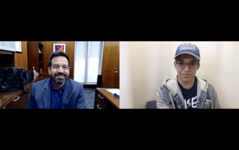 Talon Marks managing editor, Vincent Medina, interviews Cerritos College president, Dr. Jose Fierro. They discuss the board of trustees decision to implement a COVID-19 vaccine mandate on Jan. 3, 2022. 