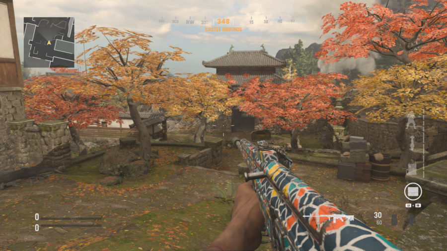 One of the maps that Call of Duty: Vanguard came out with a throwback too. Map is called Castle with a gun STG44. 
