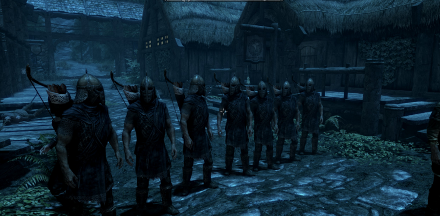 Unchanged by its re-releases, Skyrim still has quirks to it that makes it endearing. Guards forming a straight line are the least of it; youre like to find a few floating animals while walking around. Photo credit: Matthew Espinosa