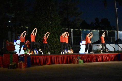 Imperial Dance Studio's competition team performs at the Norwalk Christmas tree lighting. They performed several dance routines on Dec. 4, 2021