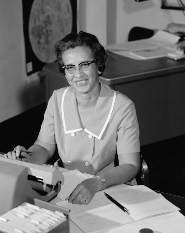 Katherine Johnson was the first African American female to work for NASA and successfully launched Friendship 7 in 1962. Courtesy of: Creative Commons Photo Credit: NASA archives