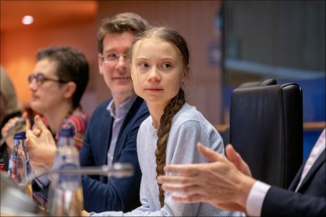 Greta Thunberg is a Swedish environmental activist who fights to address climate change. Courtesy of: Creative Commons Photo Credit: European Parliament