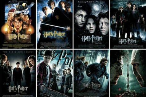 The Harry Potter films are in order of the magical adventure created by J.K. Rowling. Photo credit: Alexia Naranjo