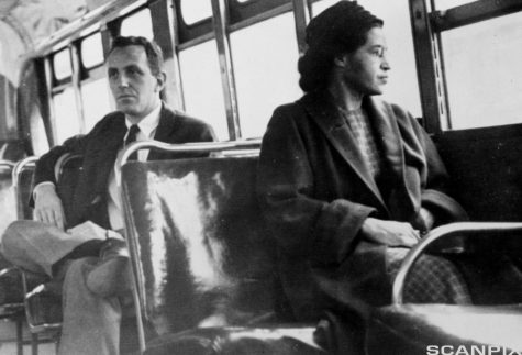 Rosa Parks was a Black activist who helped initiate the Civil Rights Movement after sparking the Montgomery Bus Boycott. Courtesy of: Creative Commons Photo credit: SCANPIX SWEDEN
