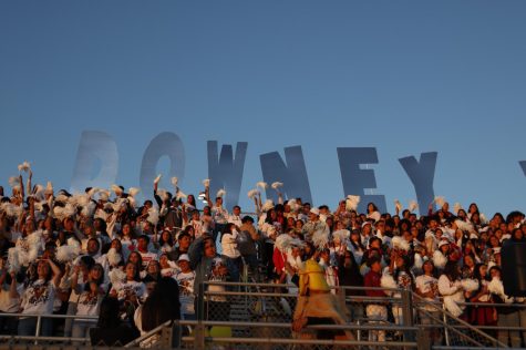 Downey Unified Downey versus Warren High School football game in 2019. Photo credit: Clarissa Arceo