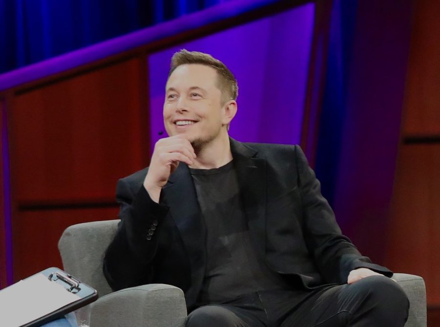 This is a photo of Elon Musk, who just bought Twitter on April 25th for about $5 billion dollars. This photo took place when he was doing his Ted Talk in 2017. Photo credit: Steve Jurvetson