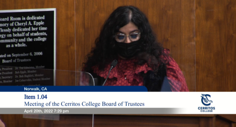 At April 20th's faculty senate meeting, Henrietta Hurtado, who is the Chicano Studies Chair, gave her comments in support of COLA+ and CCFF.