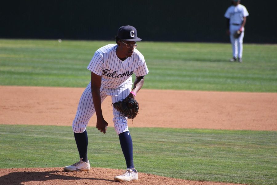 The Facons had poor pitching in humiliating loss to the Condors. The Falcons were not in the right mind set to play the game they way they hoped. Photo credit: Alfredo Menjivar