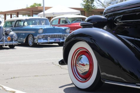 The Vintage Ladies Car Club hosted a mini car show and bake sale to raise funds for a local student battling with Stage 3 Brain Cancer. Photo credit: Clarissa Arceo