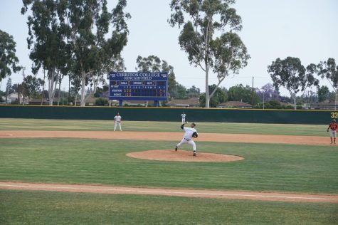 Moses Dokes and Jamore Ward had a combination of nine K. The two pitchers were able to take care of the Lancers offense. Photo credit: Alfredo Menjivar