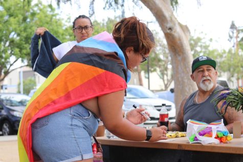 Participants were invited to sign up for future events hosted by Worldly Love Co. and the Downey Pride Alliance as well as donate money to other small, nonprofit organizations.