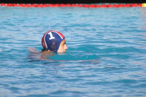 Rene Borja swimming