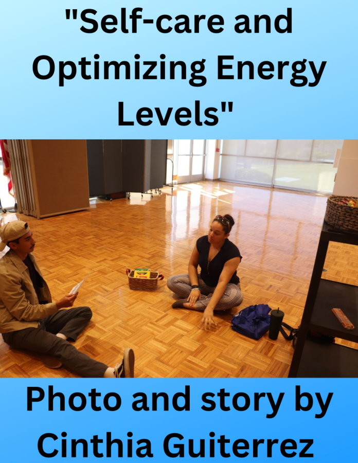 Self-care and Optimizing Energy Levels infographic