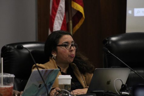 Heres a photo of one of the Board of Trustee members, Mariana Perez, 