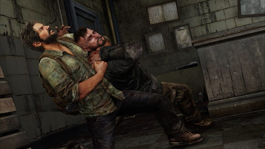 The Last of Us - Joel grappling