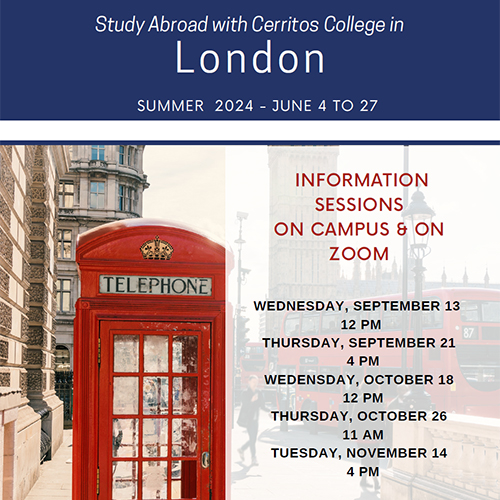 Study Abroad Information Session - London Summer 2024