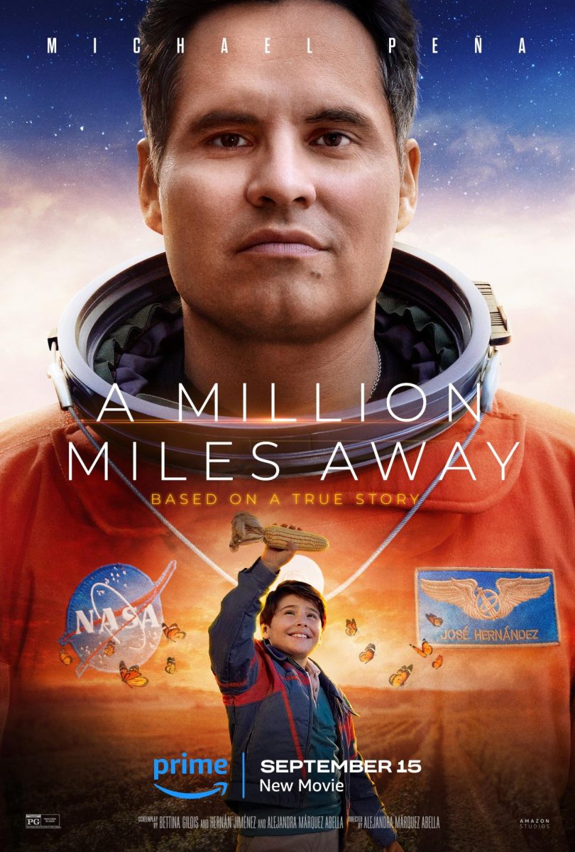 The official movie poster for the movie A Million Miles Away. 