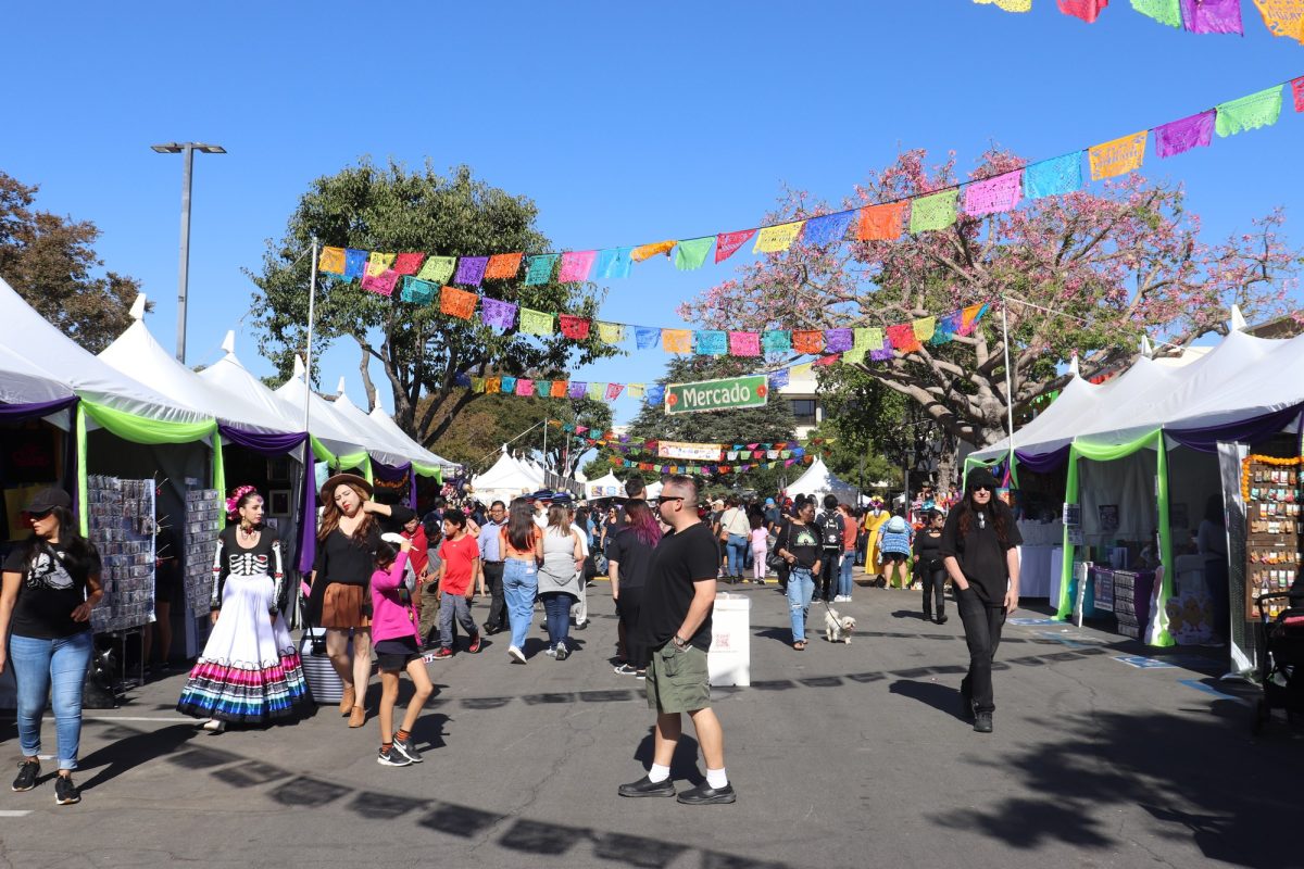 Lined with local businesses, the vibrant Mercado St. allowed guests to peruse the booths, shopping, walking and talking amongst each other as nearby music filled the air. 
