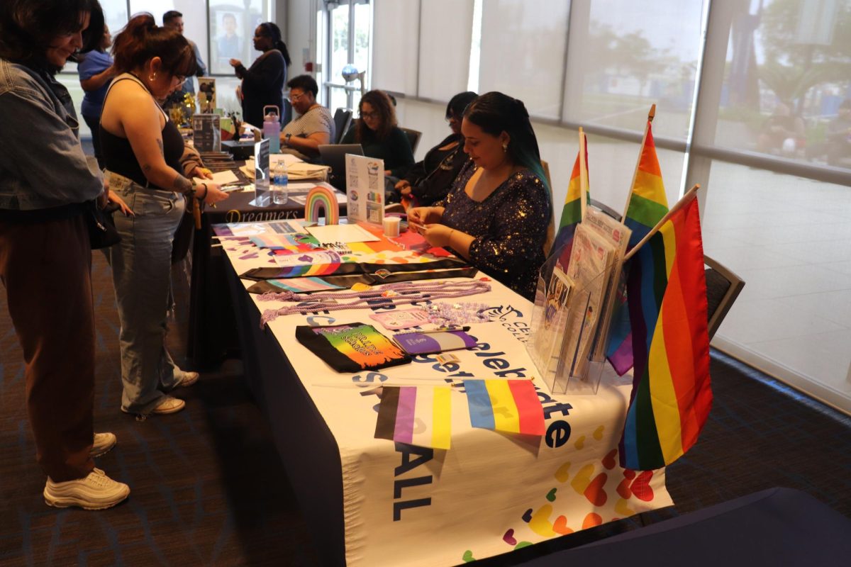 LGBTQ+ Program table for Lavender graduation 