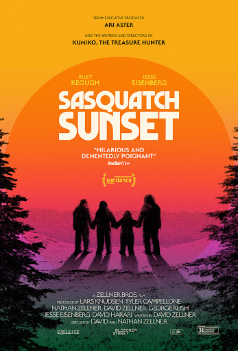 Official Sasquatch Sunset movie poster. Photo credit: Bleecker Street
