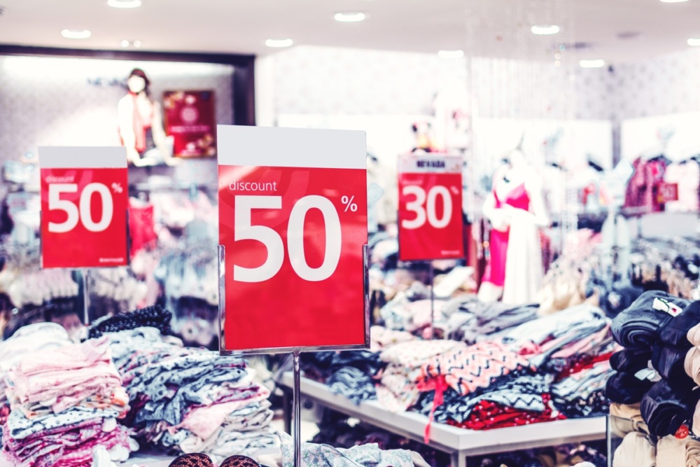 Discount red signboard in the store.

image provided by rawpixel.com
